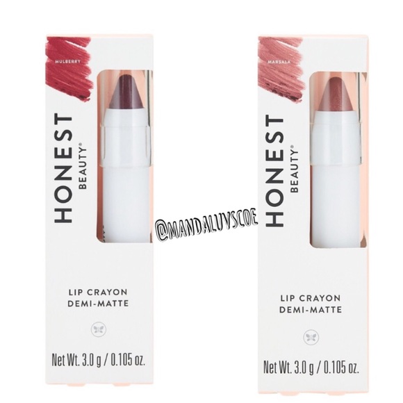 2💗HONEST BEAUTY Demi Matte Lip Crayons - Picture 1 of 11